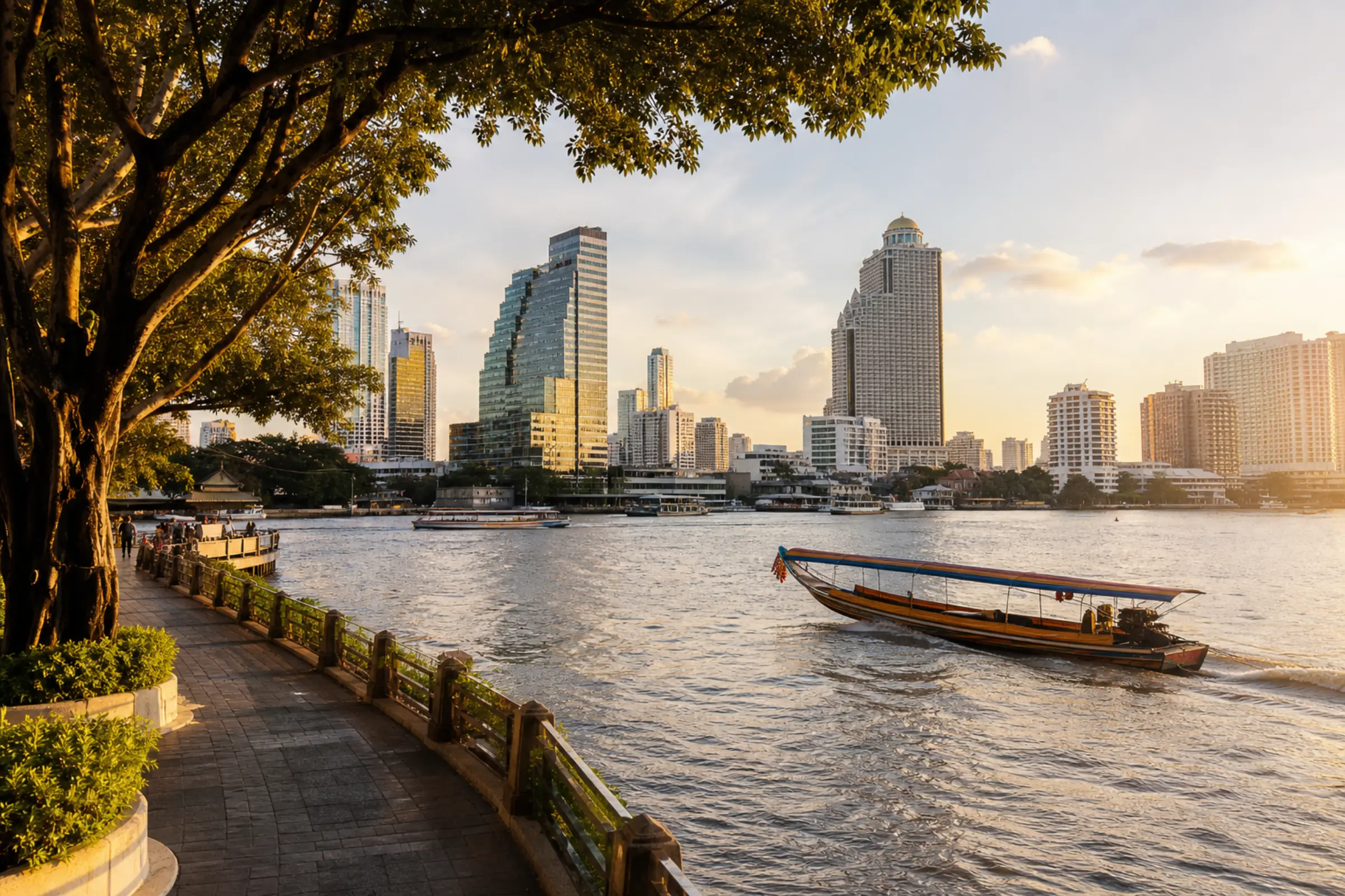 The Sathorn skyline
