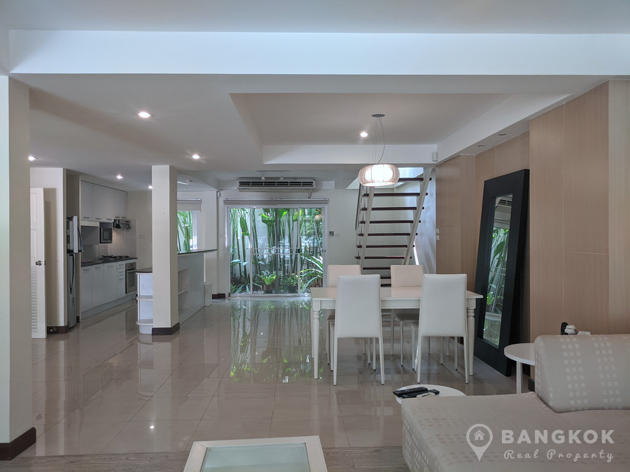 Ekkamai | Spacious 3 Bed 3 Bath House with Shared Pool in Ekkamai