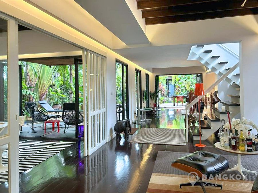 Sukhumvit | Unique Renovated 5 Bed 4 Bath Houses with Private Pool in Thong Lor