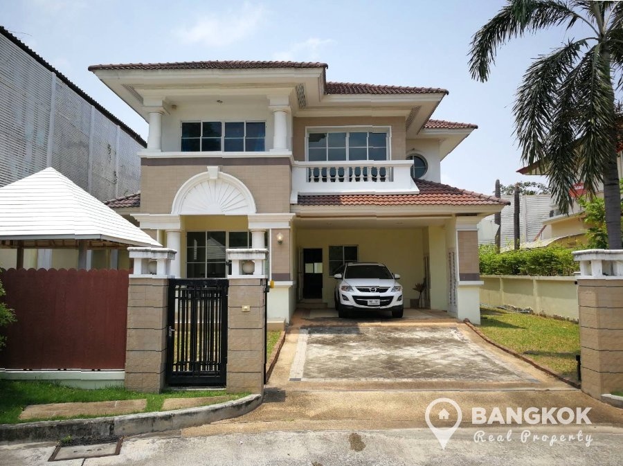 Suvarnabhumi  | Detached Spacious Modern 2 Bed 3 Bath House in Srinakarin